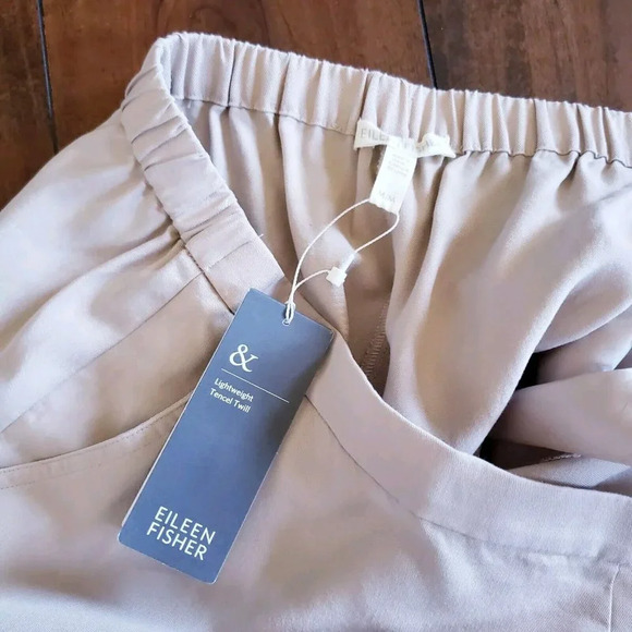 Eileen Fisher Lightweight Tencel Twill Tapered Ankle Pant Size Medium NWT $178 - Picture 12 of 13